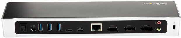 DK30CH2DEPUE USB C Dock (Triple 4K, 100 Watt, 2 x DisplayPort, HDMI, Ethernet, 5 x USB 3.0)