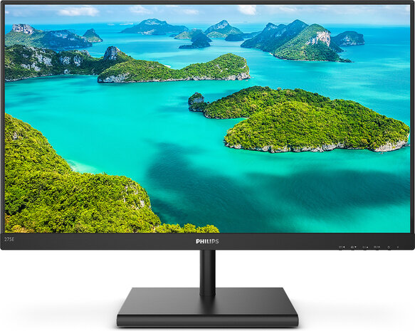 E-line 275E1S LED 27&quot;, 2560 x 1440, Quad HD, IPS, 1000:1, 4 ms, HDMI, VGA, DisplayPort, zwart