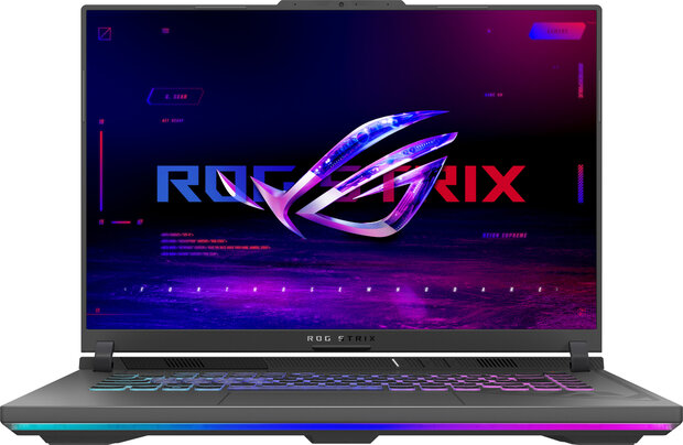 Rog Strix G614JIR-N4050W (16&quot; IPS QHD+ 240 Hz, Intel Core i9-14900HX, 16 GB DDR5, 1000 GB PCIe NVMe SSD, GeForce RTX 4070 8 GB, Windows 11, grijs, Azerty)