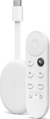 Chromecast met Google TV (4K, WiFi, wit)