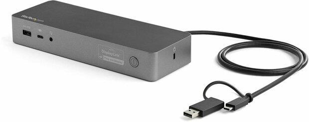 DK30C2DPEPUE USB-C &amp; USB-A Hybrid Universal Laptop Docking Station (100 Watt Power Delivery, dual monitor 4K, 60 Hz, HDMI &amp; DisplayPort, USB-C - 2 x HDMI, 2 x DP, GigE, 170 Watt)