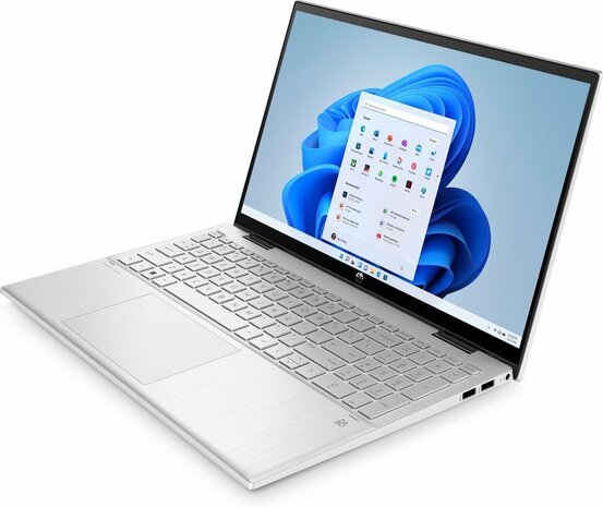 Pavilion x360 15-er1019nb (touch 15,6&quot; Full HD IPS, Intel Core i7-1255U, 16 GB RAM, 1000 GB PCIe SSD, Windows 11 Home, zilver, Azerty)