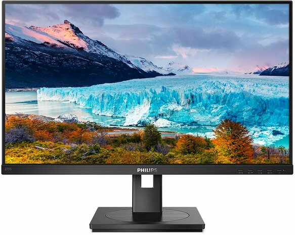 S-line 275S1AE LED 27&quot;, 2560 x 1440 QHD, IPS, 1000:1, 4 ms, HDMI, DVI-D, DisplayPort, speakers, zwart