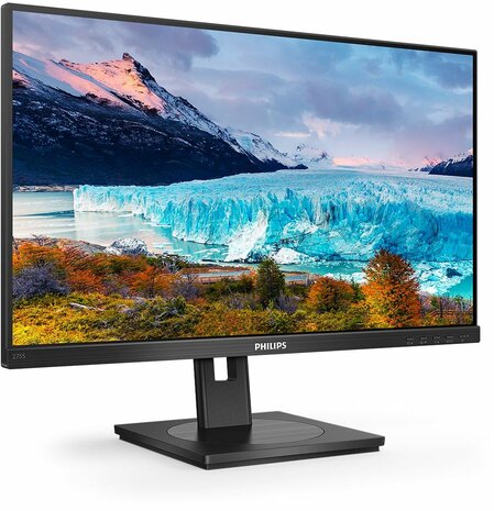 S-line 275S1AE LED 27&quot;, 2560 x 1440 QHD, IPS, 1000:1, 4 ms, HDMI, DVI-D, DisplayPort, speakers, zwart