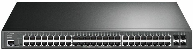 JetStream TL-SG3452P V1 Managed switch (48 x 10/100/1000 PoE+ + 4 x Gigabit SFP, rack-mountable, PoE+ 384 Watt)