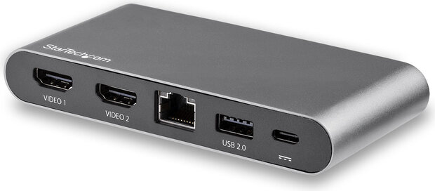 USB-C Multiport Docking Adapter : 2 x 4K HDMI &amp; GBLAN