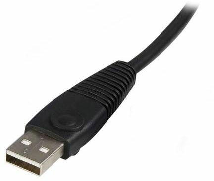 USB + VGA 2-in-1 KVM switch kabel (1,8 meter, zwart)