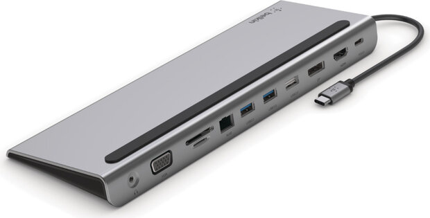 Connect USB-C 11-in-1 Multiport Dock (USB-C, VGA, HDMI, DisplayPort, GBLAN)