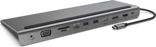 Connect USB-C 11-in-1 Multiport Dock (USB-C, VGA, HDMI, DisplayPort, GBLAN)