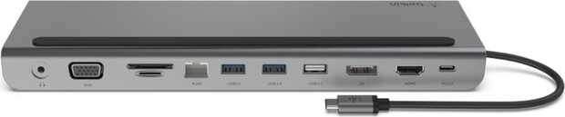 Connect USB-C 11-in-1 Multiport Dock (USB-C, VGA, HDMI, DisplayPort, GBLAN)