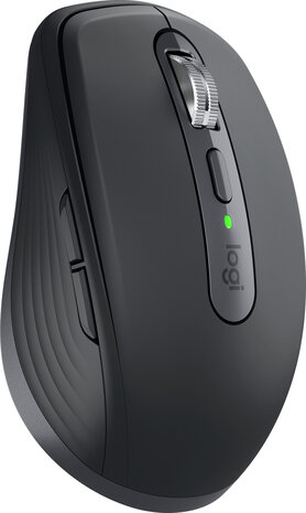 MX Anywhere 3S Wireless Mouse (RF en Bluetooth, 8000 dpi, grafiet)