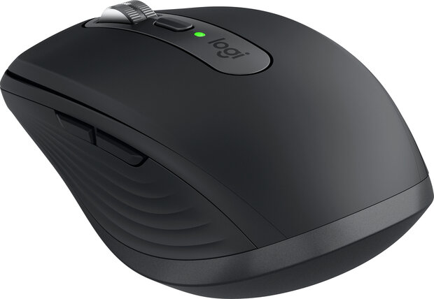 MX Anywhere 3S Wireless Mouse (RF en Bluetooth, 8000 dpi, grafiet)