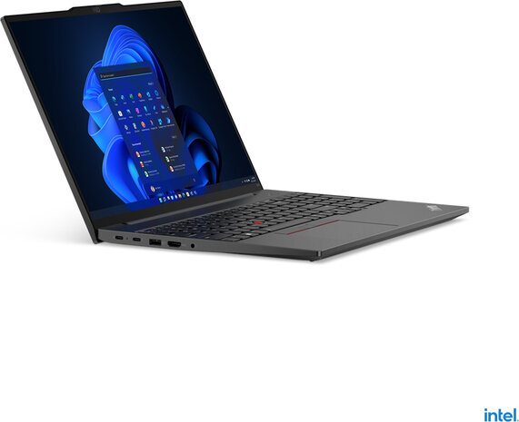 ThinkPad E16 Gen 1 21JN (Intel Core i5-1335U, Windows 11 Pro, Intel Iris Xe Graphics, 16 GB RAM, 512 GB SSD NVMe, 16&quot; IPS 1920 x 1200, WLAN 802.11a/b/g/n/ac/ax, zwart, Azerty)