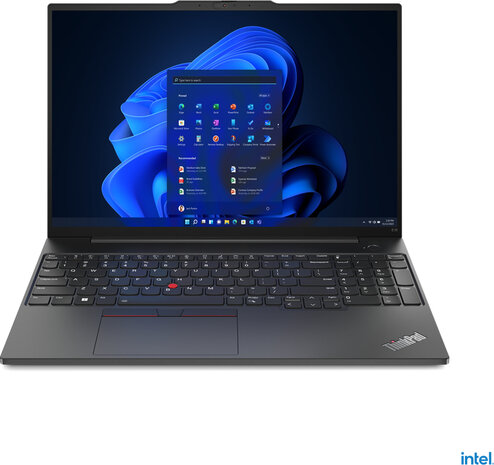 ThinkPad E16 Gen 1 21JN (Intel Core i5-1335U, Windows 11 Pro, Intel Iris Xe Graphics, 16 GB RAM, 512 GB SSD NVMe, 16&quot; IPS 1920 x 1200, WLAN 802.11a/b/g/n/ac/ax, zwart, Azerty)