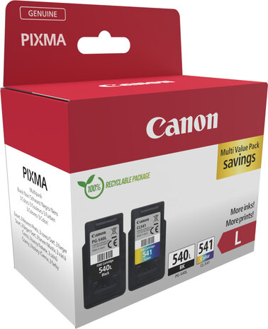 Photopack PG-540L/CL-541XL inkjetcartridges (incl. 50 vellen A6 fotopapier)