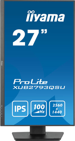 ProLite XUB2793QSU-B6 LED 27&quot;, 2560 x 1440 Quad HD, zwart