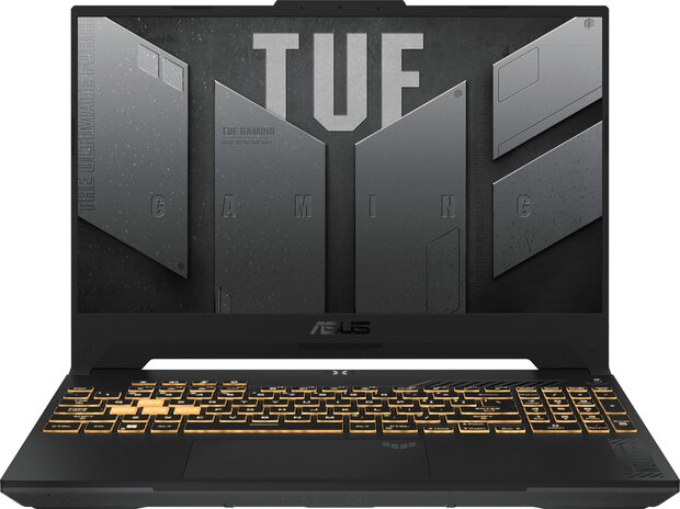 TUF FX507ZI4-LP035W (15,6&quot; Full HD 144 Hz IPS, Intel Core i7-12700H, 16 GB RAM, 1000 GB PCIe NVMe SSD, Geforce RTX 4070 8 GB, Windows 11, grijs, Azerty)