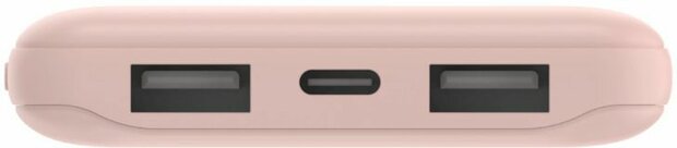 Boost Charge Power Bank (10.000 mAh, 18 Watt, 3 output connectors, 2 x USB, USB-C, roze goud)