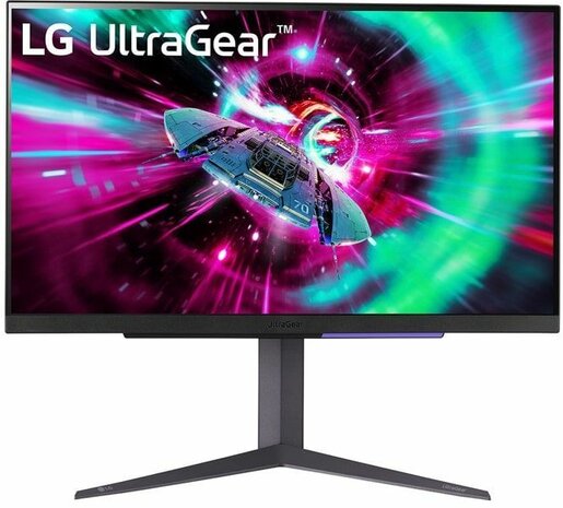 27GR93U-B LED 27&quot;, 3840 x 2160 4K Ultra HD, 1 ms, USB hub, VESA, in hoogte verstelbaar, zwart