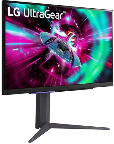 27GR93U-B LED 27&quot;, 3840 x 2160 4K Ultra HD, 1 ms, USB hub, VESA, in hoogte verstelbaar, zwart