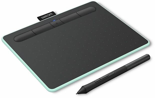 Intuos M Bluetooth Tablet (2540 lpi, 216 x 135 mm, 0,25 mm, zwart/groen)