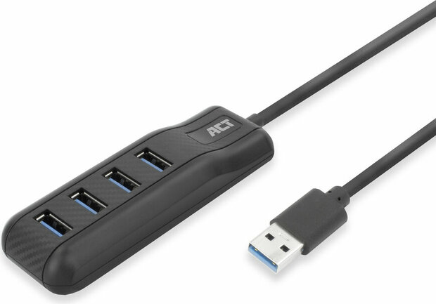 USB-A Hub (USB 3.2, 4 poorten, 50 cm)