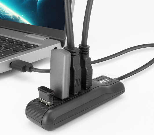 USB-A Hub (USB 3.2, 4 poorten, 50 cm)