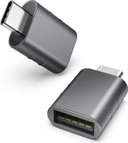 USB-C M naar USB 3.0 F Adapter (zilver)