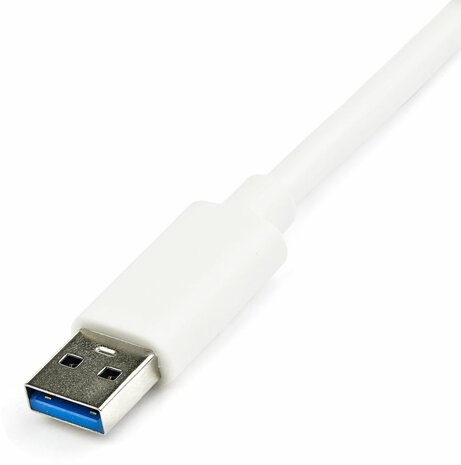 USB 3.0 naar Gigabit Ethernet Adapter (wit)