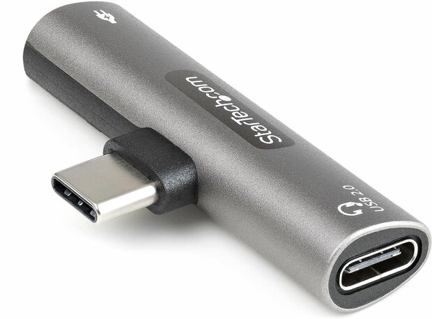 USB-C Audio &amp; Charge Adapter (60 Watt USB Type-C Power Delivery Pass-through Charger)