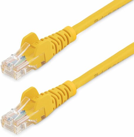 Cat5e Snagless RJ45 UTP Patchkabel M/M (3 meter, geel)