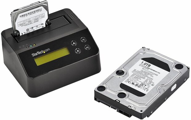 Standalone Eraser Dock voor 2,5&quot; &amp; 3,5&quot; SATA SSD/HDD Drives (9 Drive Erase Modes, USB 3.0)