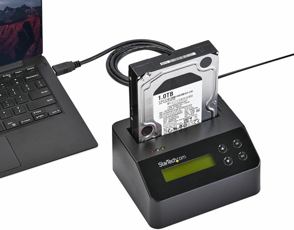 Standalone Eraser Dock voor 2,5&quot; &amp; 3,5&quot; SATA SSD/HDD Drives (9 Drive Erase Modes, USB 3.0)