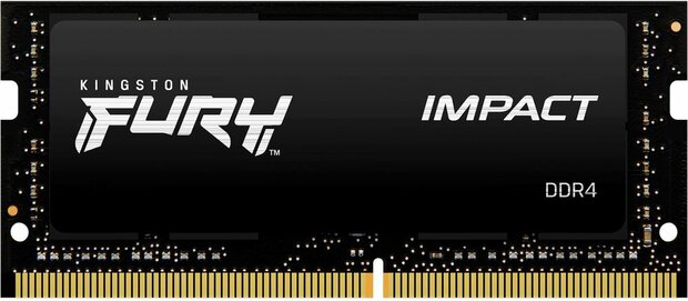 KF426S15IB/8 Fury Impact DDR4 8 GB, SO-DIMM 260-pin, 2666 MHz, PC4-21300, CL15, zwart