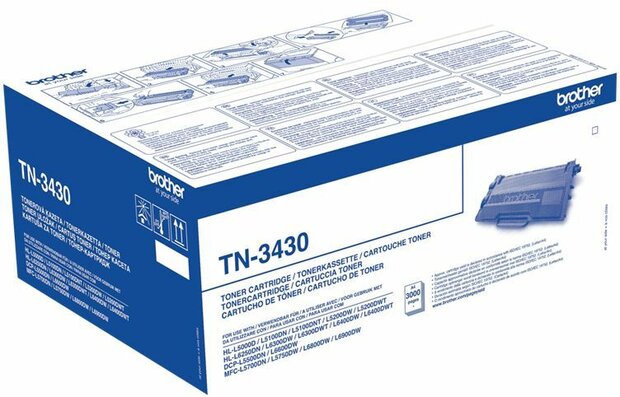 TN-3430 toner zwart (3.000 afdrukken)