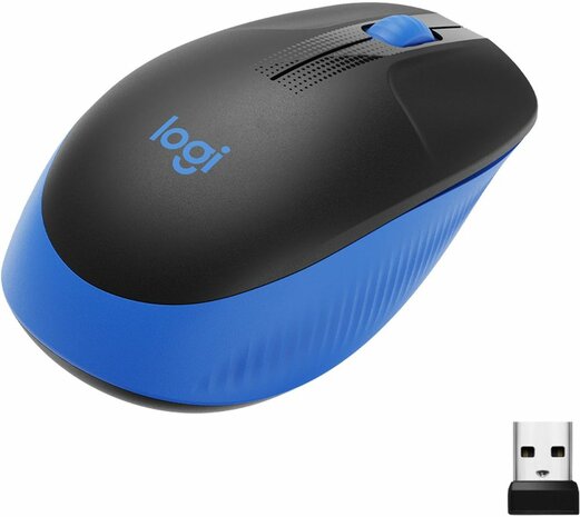 M190 Wireless Mouse (blauw)