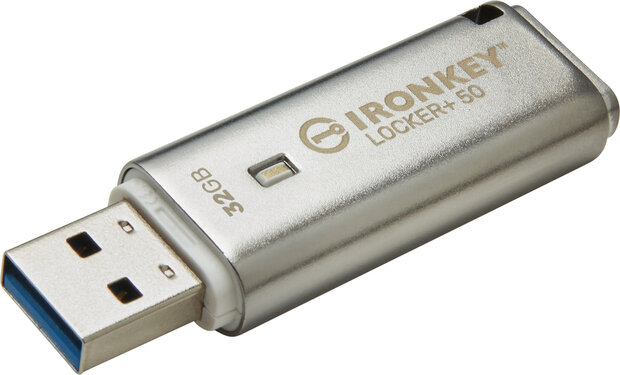 IKLP50/32GB IronKey Locker+ 50  USB flash drive 32 GB (encrypted, USB 3.2 Gen 1)