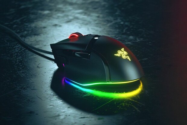 Basilisk v3 Gaming Mouse (26.000 dpi, 11 programmeerbare knoppen)