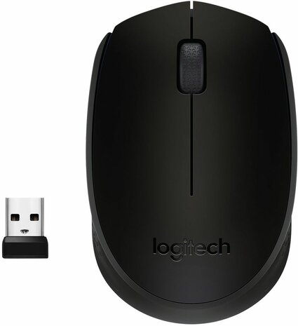 M171 Wireless Mouse (zwart)