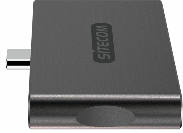 CN-392 Hub (USB-C naar 3,5 mm, HDMI, USB 3.2 Gen 1 3.1 Gen 1, Type-A, USB 3.2 Gen 1 3.1 Gen 1 Type-C, aluminium)