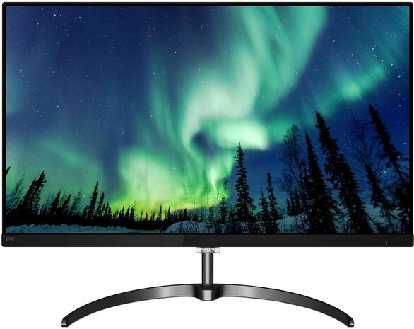 E-line 276E8VJSB LED 27&quot;, 3840 x 2160 4K, IPS, 1000:1, 5 ms, 2 x HDMI, DisplayPort, glossy gunmetal zwart