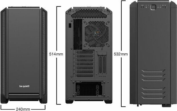 Silent Base 601 Case (zwart)