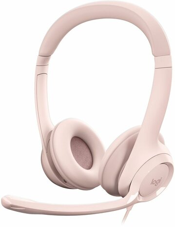 H390 Headset (on-ear, wired, USB-A, roze)