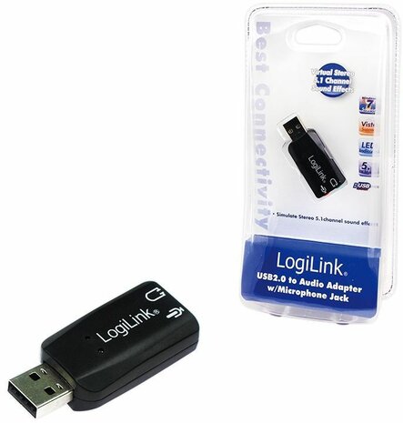 UA0053 Geluidskaart (Virtueel 5.1, USB)