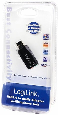 UA0053 Geluidskaart (Virtueel 5.1, USB)