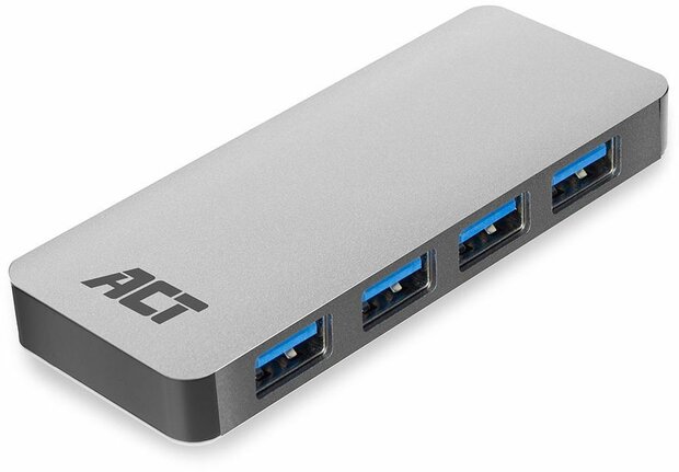 AC6120 USB 3.2 Gen1 USB-Hub (4 poorten, incl. stroomadapter)