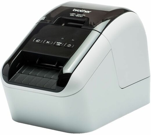 QL-800 Labelprinter (monochrome, thermisch papier, rol 6,2 cm, 300 x 600 dpi, 93 labels/min, USB 2.0)