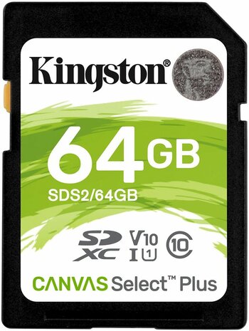 SDS2/64GB Canvas Select Plus Flash memory card 64 GB (Video Class V10, UHS-I U1, Class 10, SDXC UHS-I)