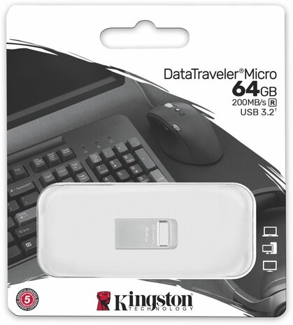 DTMC3G2/64GB DataTraveler Micro USB flash drive 64 GB (USB 3.2 Gen 1)