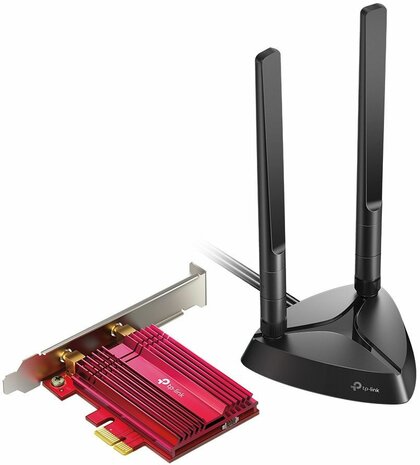 ARCHER TX3000E AX3000 (Wi-Fi 6, Bluetooth 5.0, PCI Express Adapter, 2402 Mbps + 574 Mbps, High Gain antennes)